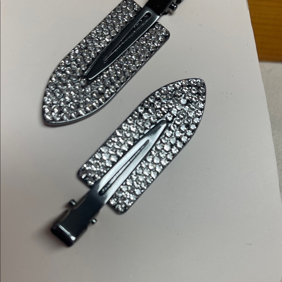 Kitsch Black Rhinestone Creaseless Hair Clip Set - Picture 3 of 9